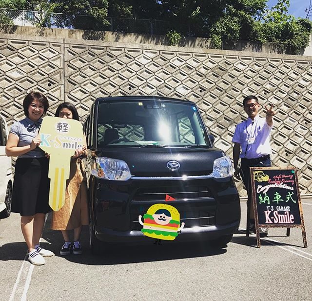 【納車式】
S様、納車おめでとうございます✨
便利なタント?✨
お出かけも楽しみになりますね??
納車式へのご参加誠にありがとうございました?‼️
・