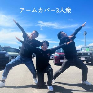 アームカバー3人衆☀